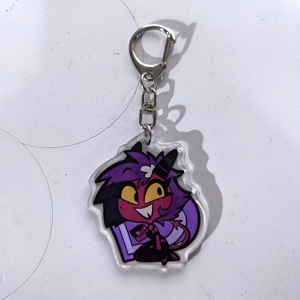 アニメ Hazbin ホテルフィギュア Q 版アクリルキーホルダーファッションアニメアクションフィギュアコレクションおもちゃバッグペンダントギフト在庫あり