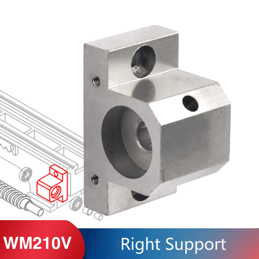 Right Support For WM210V-423 BHC210 HS210 JY210V CTC210 Lathe Spare Parts