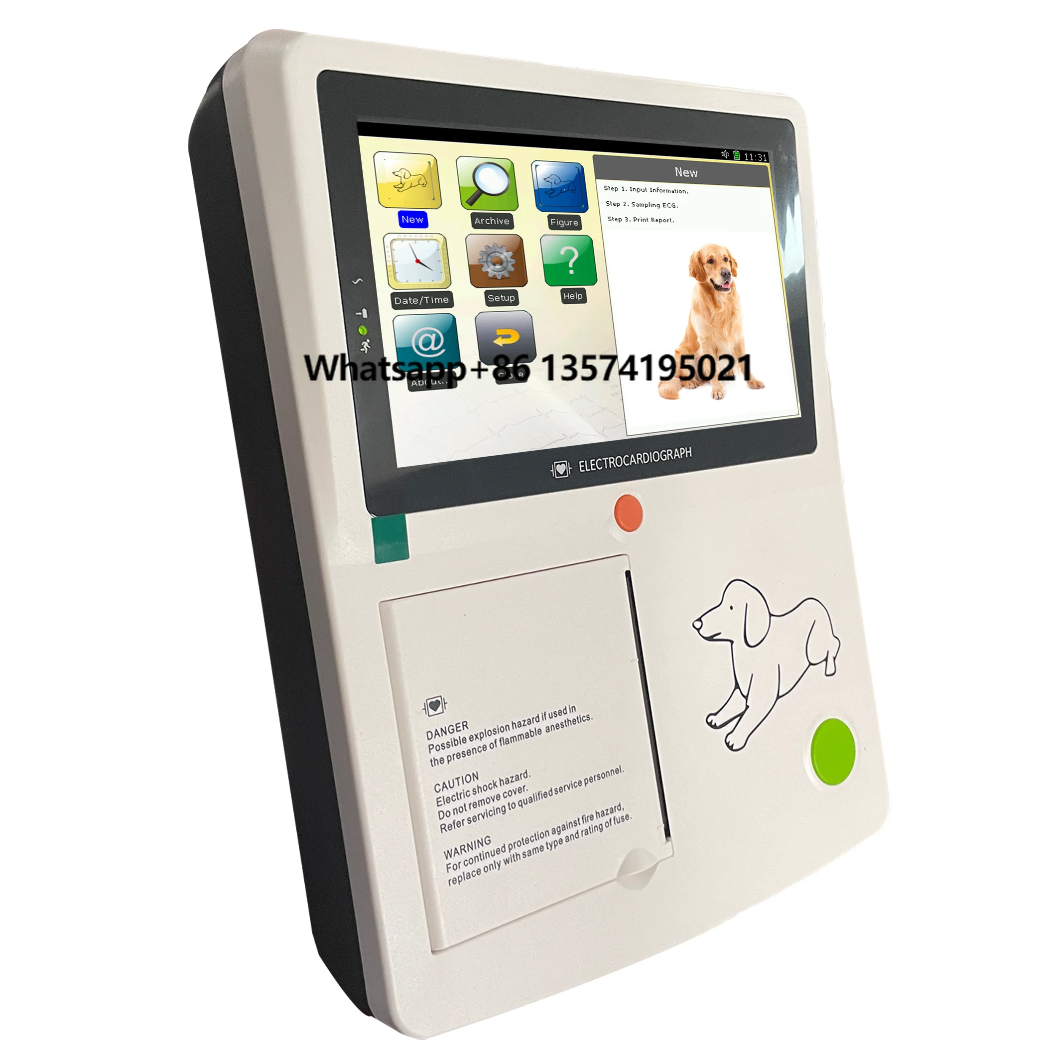 

Vet Use EKG Electrocardiogram Machine Vet Use ECG