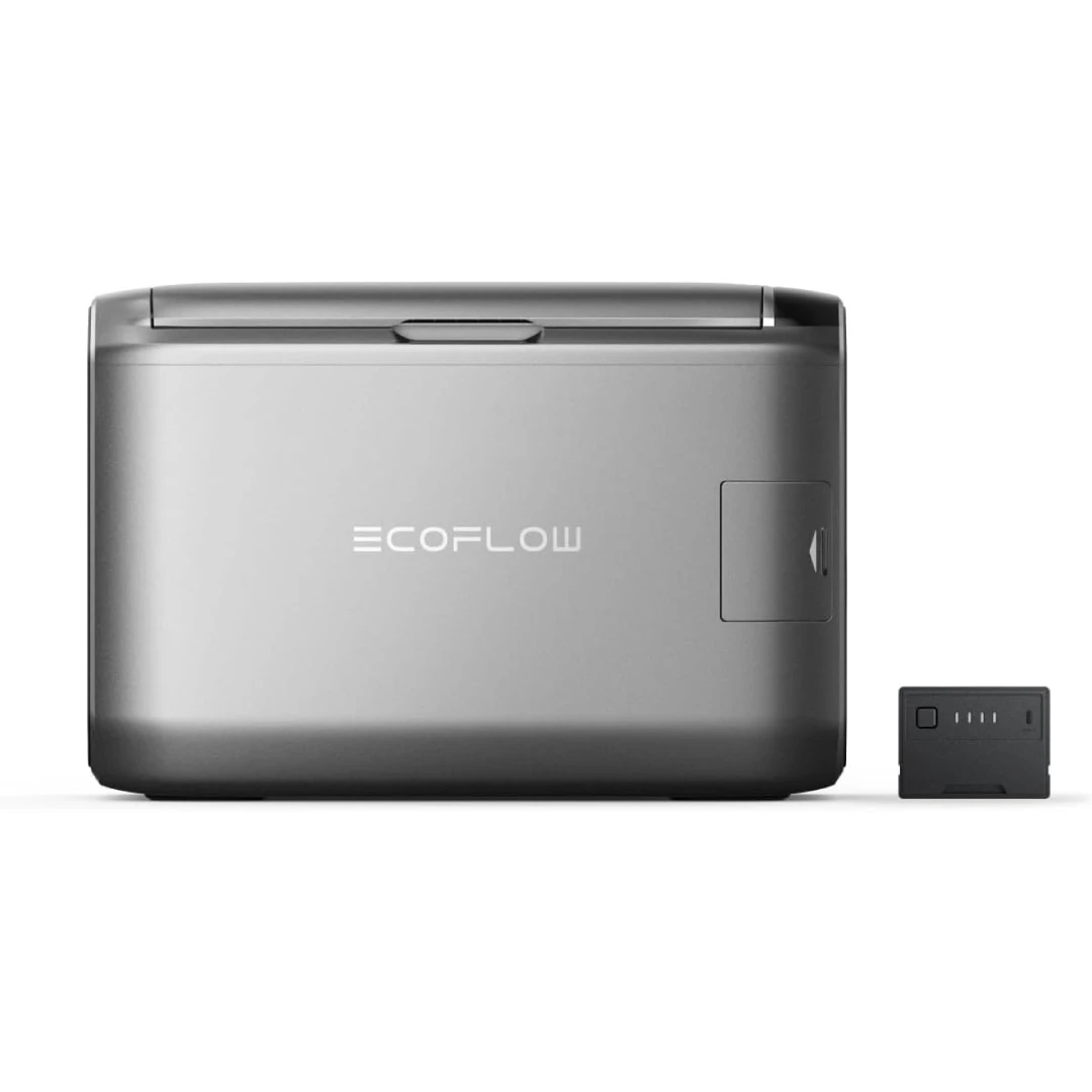 ECOFLOW GLACIER Classic EF-GC-H-45 Tragbare Kühlbox 45L mit 298 Wh Zusatzakku, Zweizonen-Autokühlbox, 39 Stunden netzunabhängige Kühlung, Stromversorgung über Netz/Solar/Auto, für Camping, Roadtrips,
