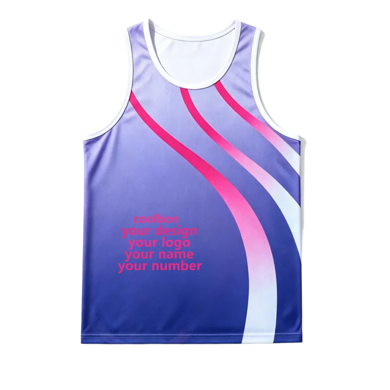 DIY Custom Graphic Logo Color Vests Soft Singlet for Sports Team Events Promotions - Blank Unisex Vest