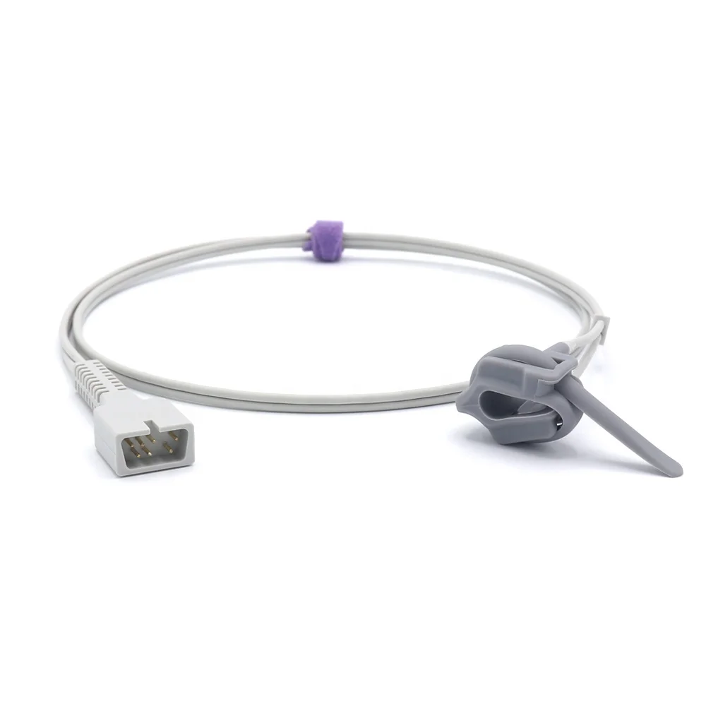 2pcs--Nellcor Compatible SpO2 Sensor Neonate Wrap 7 Pin 1m DS-100-N0 512F 512D M1196T 989803128641 Medical Consumables Trusted