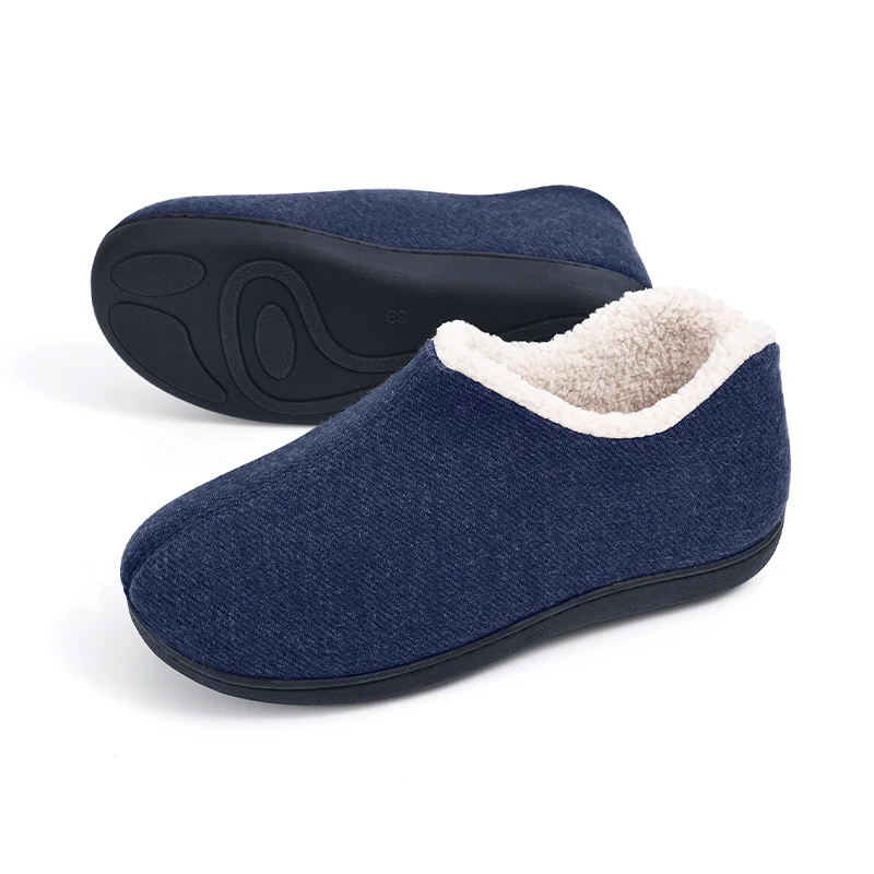 Goosecret zimowe ciepłe pluszowe kapcie dla kobiet mężczyzn kryty antypoślizgowe puszyste slajdy sypialnia płaskie futrzane buty przytulny domowy pantofel bawełniany