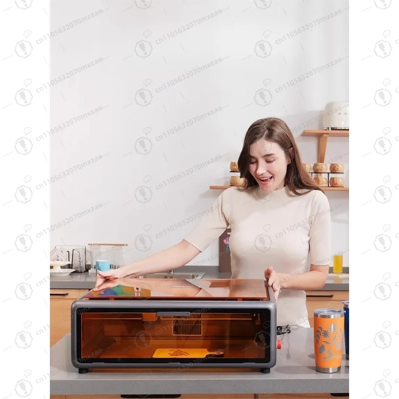 Enclosed 10W High-Speed Laser Engraver Cutter A1 Sleek Design for Home DIY Wood/Acrylic/Metal