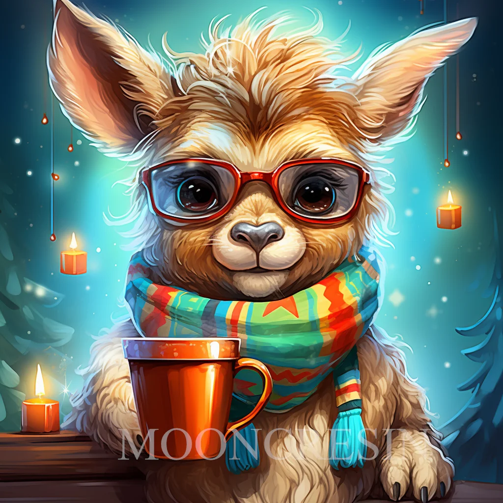 

Dog Wear Scarf 100% Fairy Dust Square Diy Diamond Painting Cross Stitch Embroidery Mosaic Home Decor Picture Rhinestones Crystal