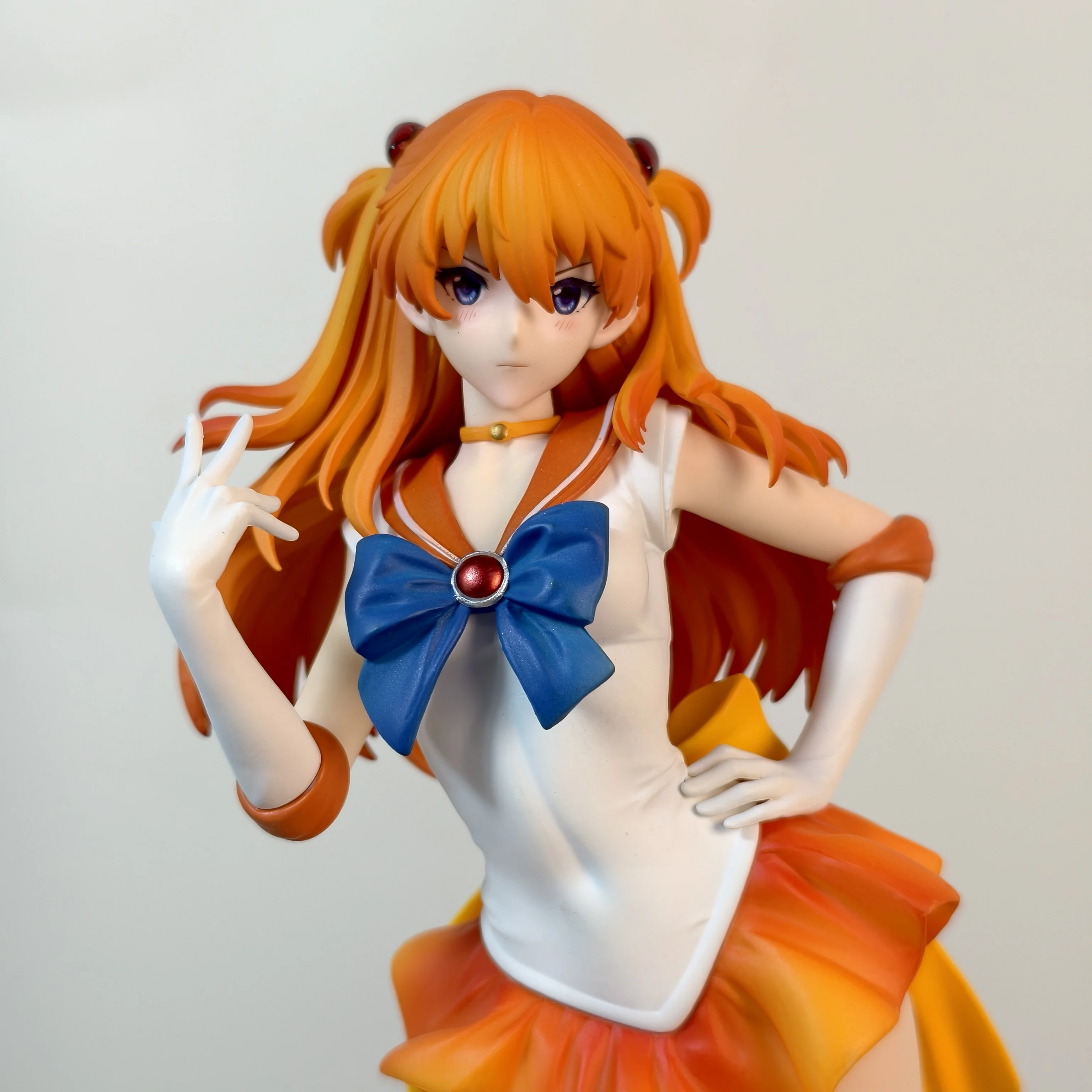 29cm 11,4 Zoll Anime EVA Asuka Figuren PVC-Statue Desktop-Ornament Sammlerstück Modell Dekoration Zimmer Schreibtisch Spielzeug Geschenke – Detail 5