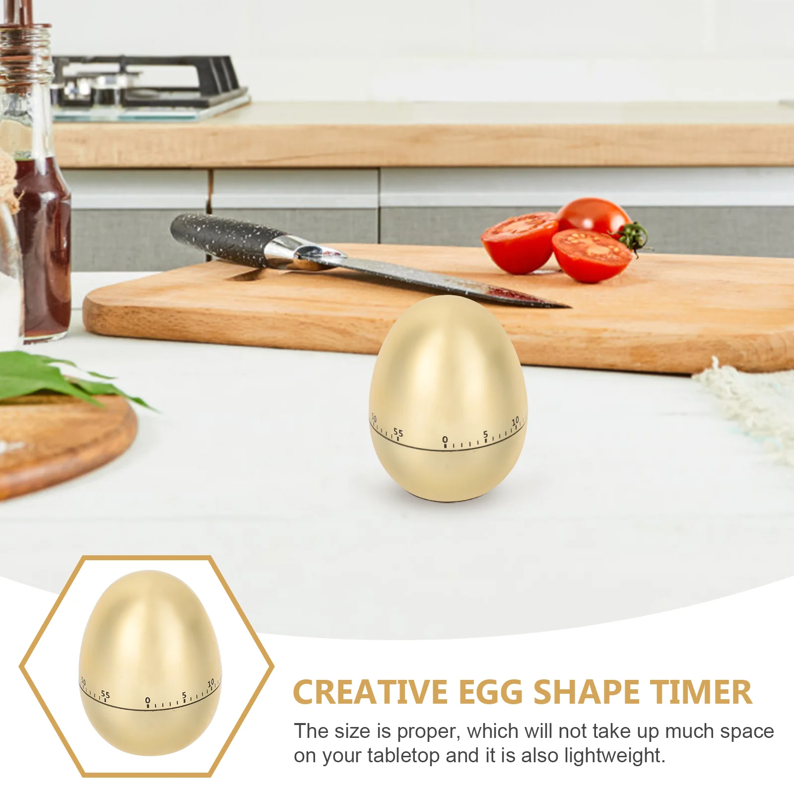 Creative Egg Shape Timer Interesting Time Reminding Tool Kitchen Cooking Timer Student Timer