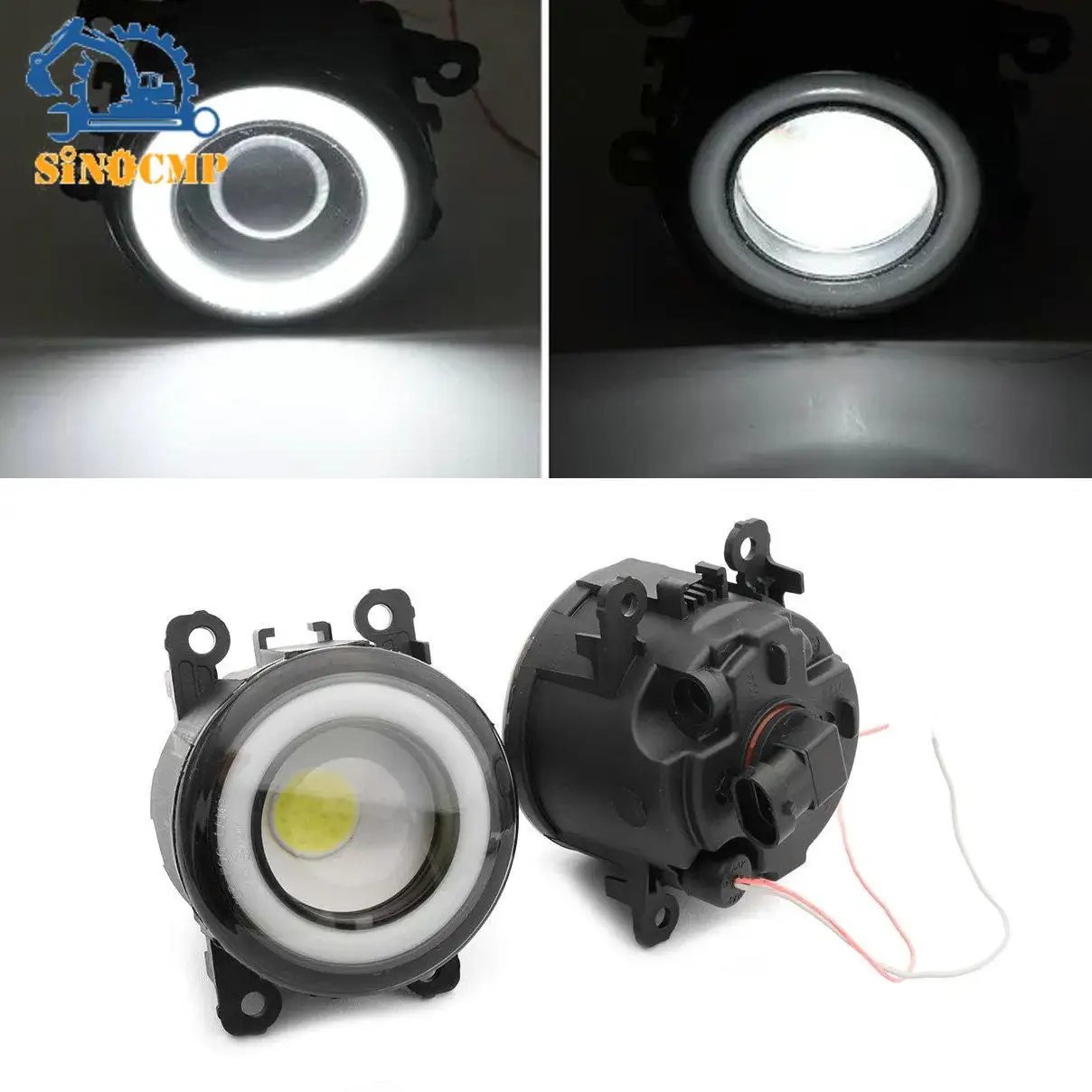 

2 шт. белые светодиодные противотуманные фары с кольцом Halo DRL для 2013-2016 Subaru BRZ 2015-2021 WRX STI Impreza автомобильные светодиодные противотуманные фары в сборе