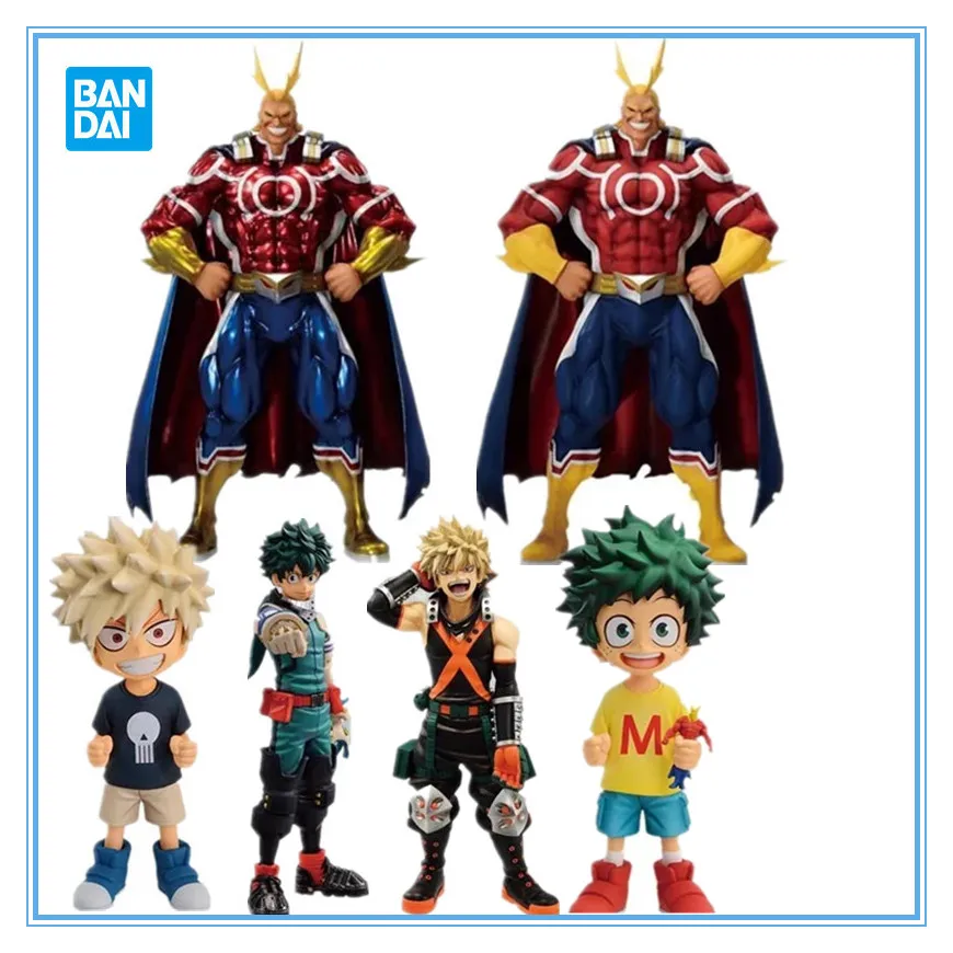 

Bandai Original Anime My Hero Academia Ichiban Kuji All·Might Midoriya Izuku Bakugou Katsuki Action Figure Model Collection Toys