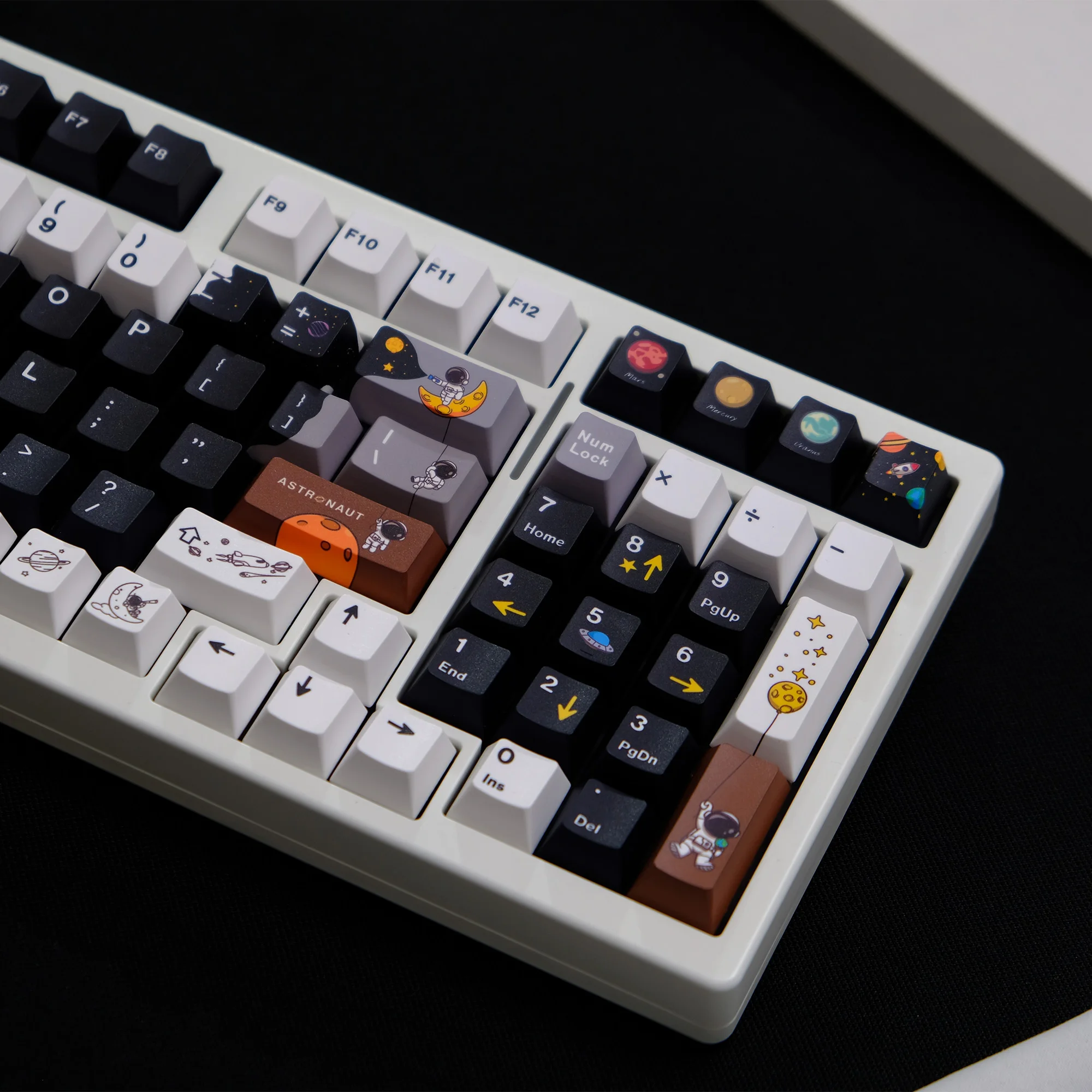 150 Keys Starry Sky Astronaut GMK Keycap Cherry Profile PBT Anime Keycaps for MX Switch Mechanical DIY ISO Layout Keyboard Cap