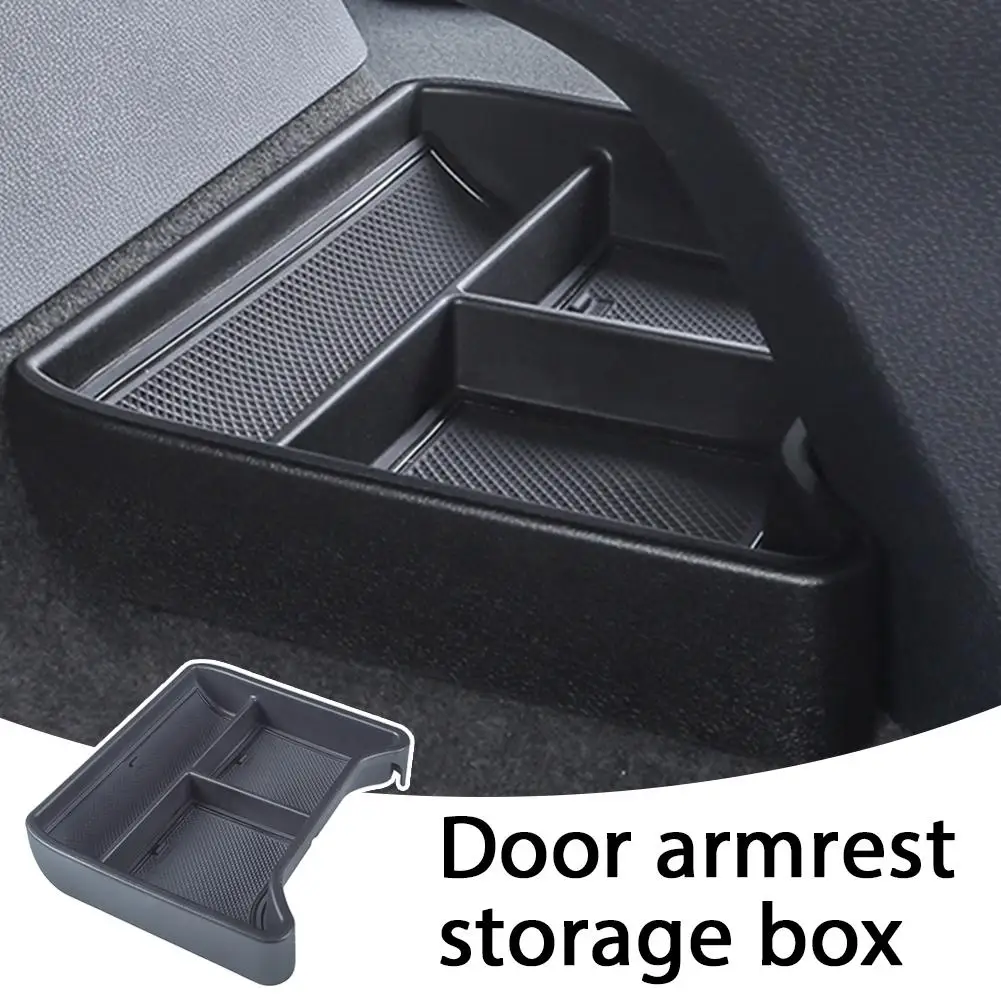 سيارة مركز وحدة التحكم مسند الذراع صندوق تخزين ل Volkswagen VW ID.4 ID4X CROZZ مقبض الباب صندوق تخزين مسند الذراع المنظم الداخلي D8Z9 #1