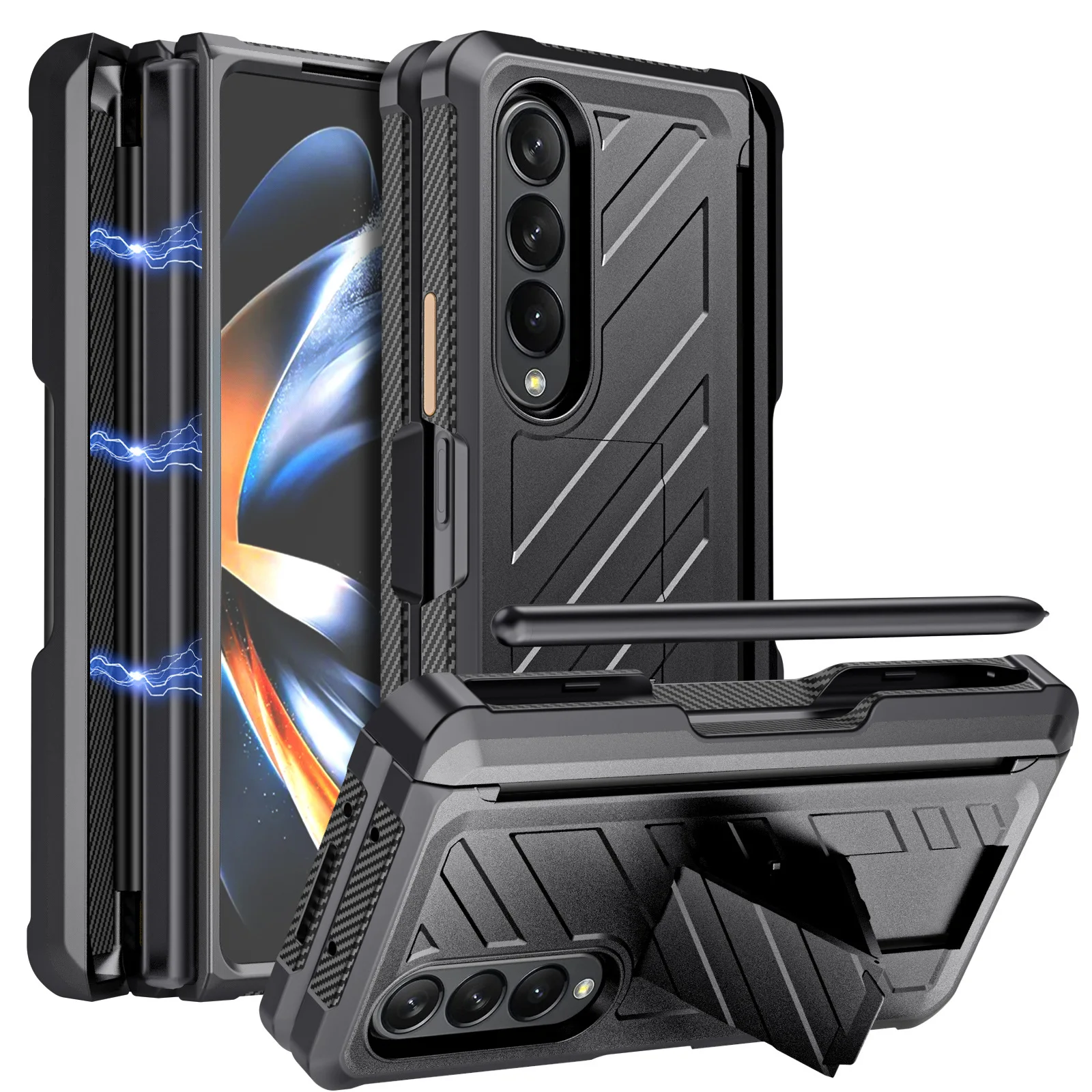 

Противоударный чехол с петлями для Samsung Galaxy Z Fold 4