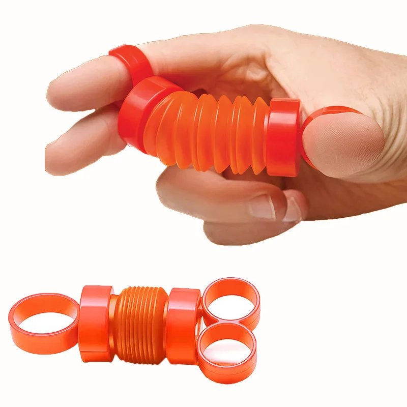 Decompression Toy Finger Pull Tube Exercise Finger Muscles POP TUBES Decompression Stretch Bellows Sensory Toy