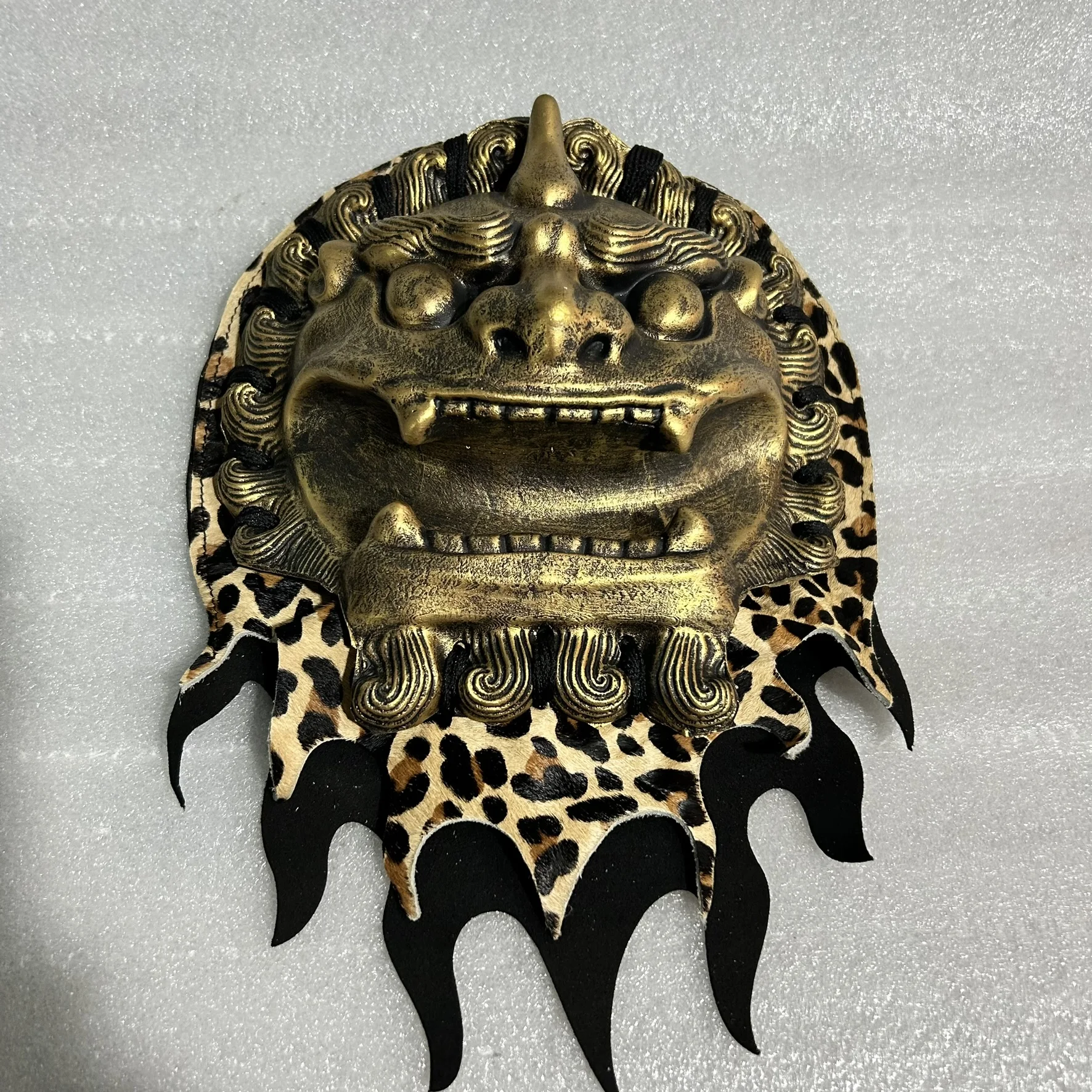 Protector abdominal goma León Dorado chino para cosplay LARP - imagen 2