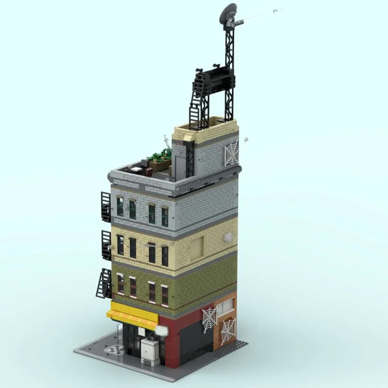 3735 PCS Stad Street View Technologie Vloer MOC Spel Bouwsteen Model Kinderen Montage Diy Educatief Speelgoed Kerstcadeaus