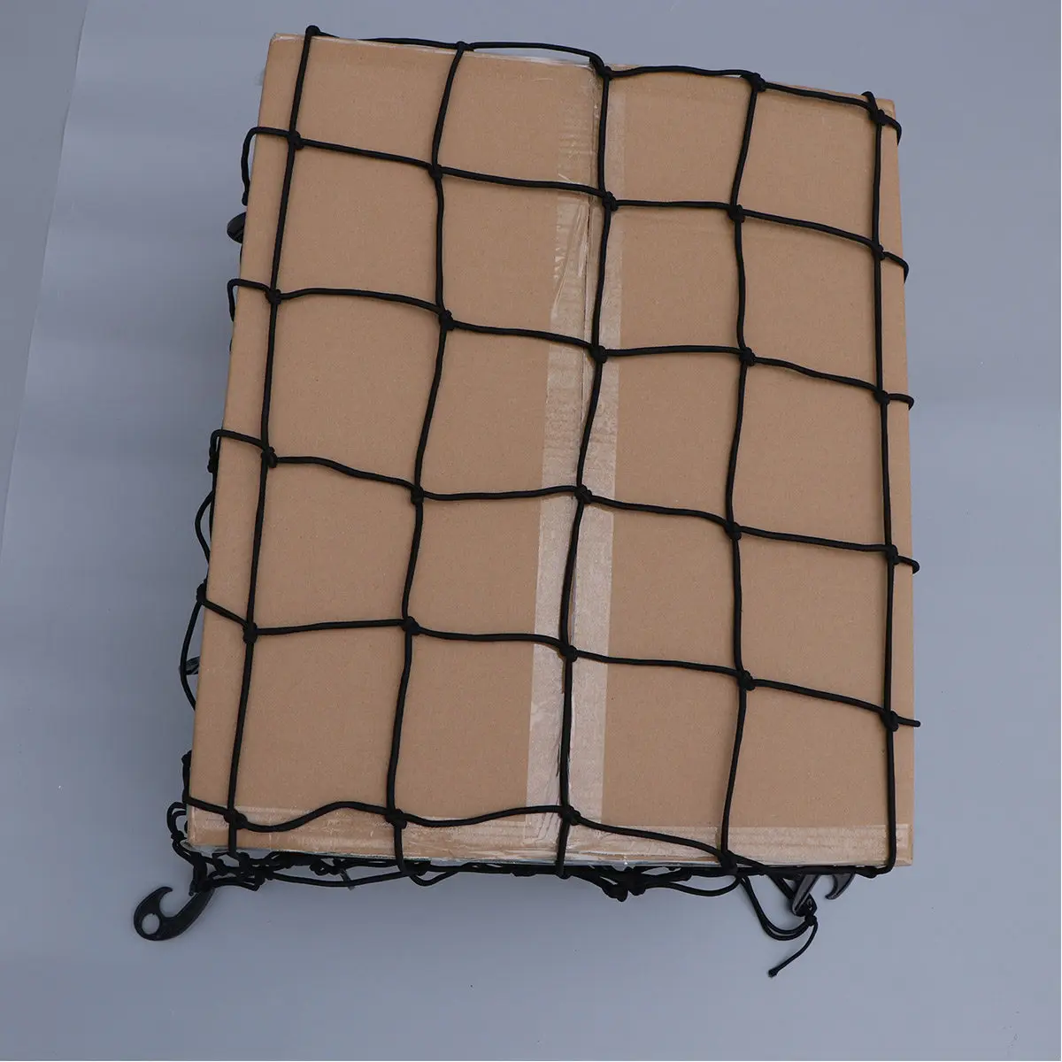 1Pcs Car Roof Net Heavy Duty Elastic Luggage Net for Suv Truck Rack 120x90cm Black Thick Latex Cord Safety
