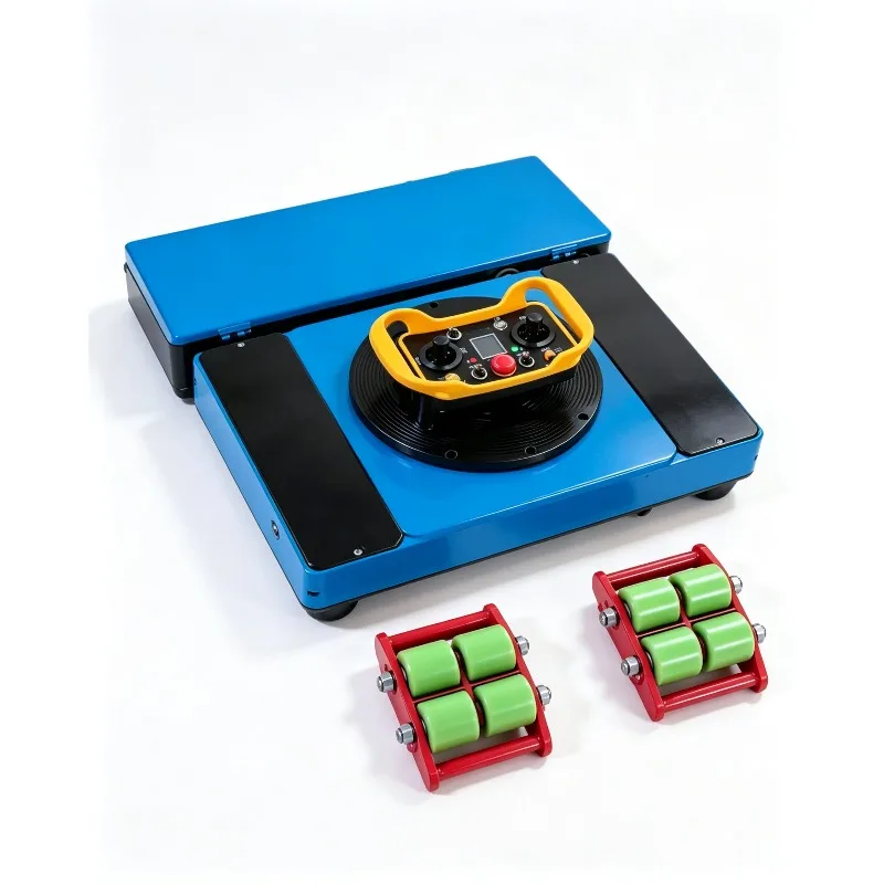 20T 60T Electric Tank Trolley Pallet Truck Remote Operated Moving Roller Skate for Cargo Rigger Moving Skates Factory Price