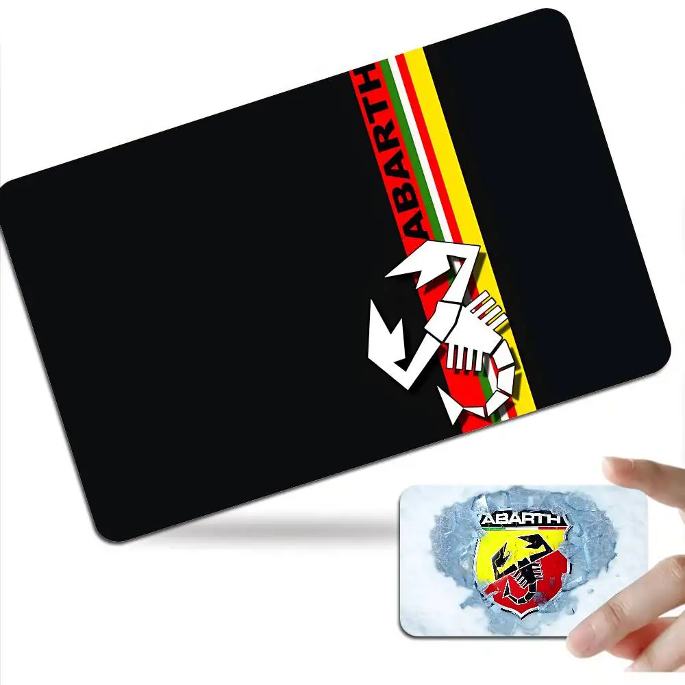Bath Mats A-AbarthS-S 100% Hot Sale Amine Credit Debit Bank Card Bus Card Film Skin Sticker