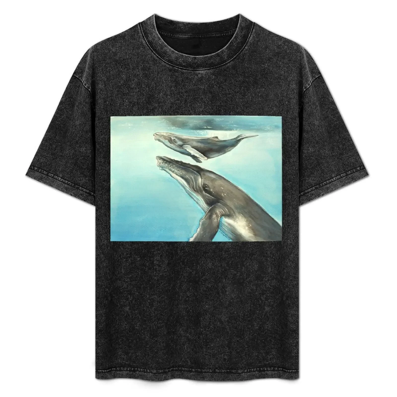 

Humpback whale and calf T-Shirt Running Performance Short Sleeve Tee