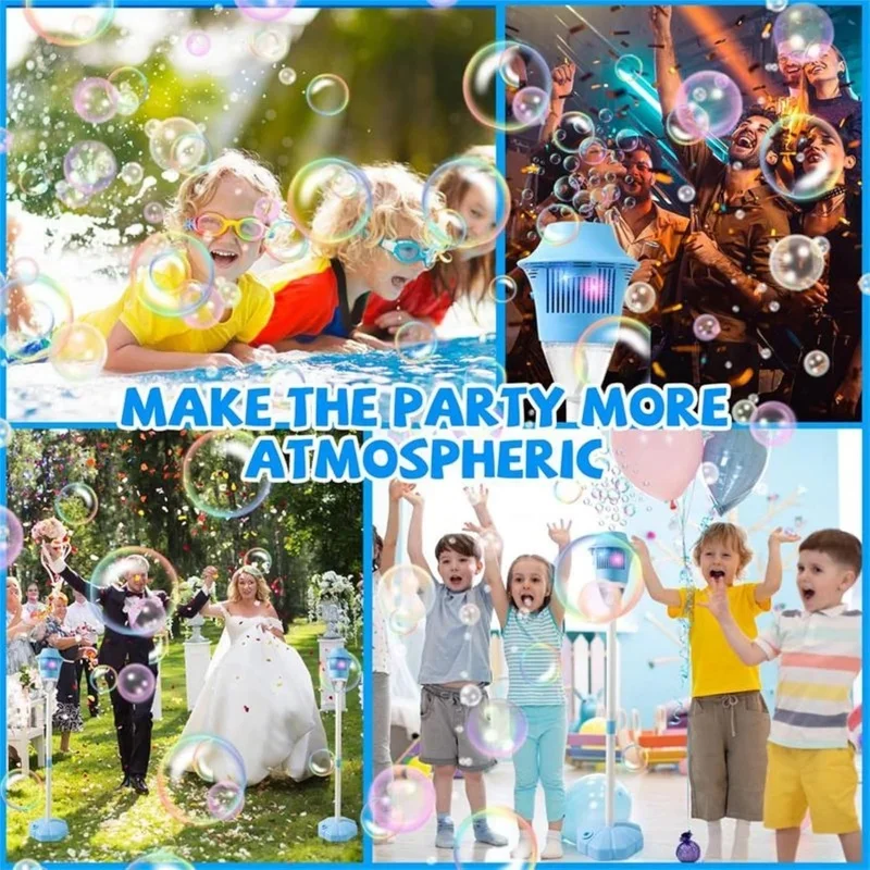 Outdoor straatlantaarn bubble machine automatische bubble camping party bruiloft elektrische bubble speelgoed zonder batterij bubble water