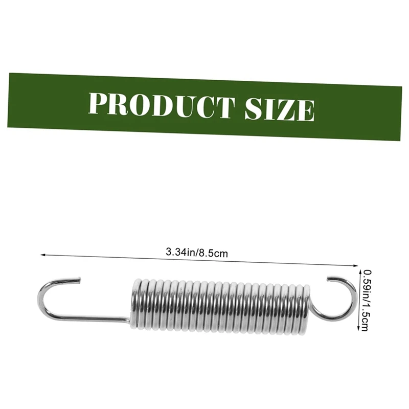 スチールはさみ交換用スプリング、シルバー剪定ばさみ、剪定ばさみ用の小さな交換用スプリング、10パック