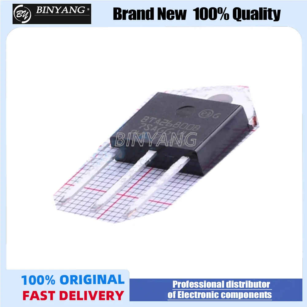 1PCS  New original BTA26-800B 25A800V TO-3P Electronic Component