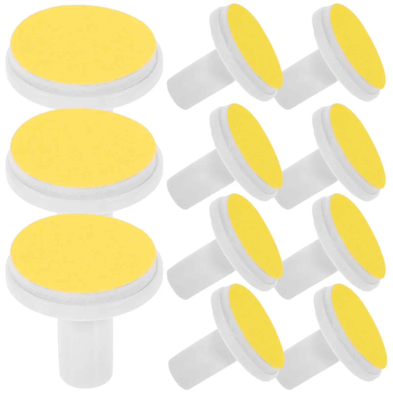 

12Pcs Nail Grinding Heads for Adult Electric Nail Trimmer File Replacement Pads Long-Lasting Wear-Resistant Material Easy-Swap