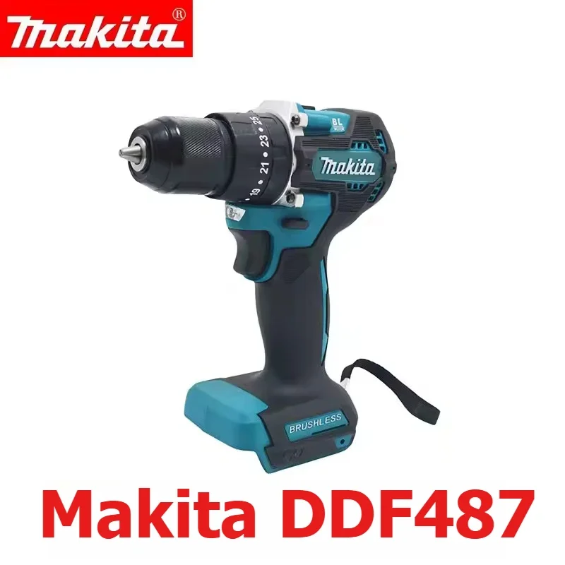 

New Original Makita DDF487 Cordless Driver Drill Brushless Electric Impact Screwdriver Rechargeable Power Tool 18V With battery
