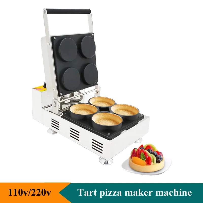 Commercial Pizza Ovens Waffle Maker Machine 110V 220V Electric Waffle Machine 4pcs Tart Crust Waffle Maker Machine