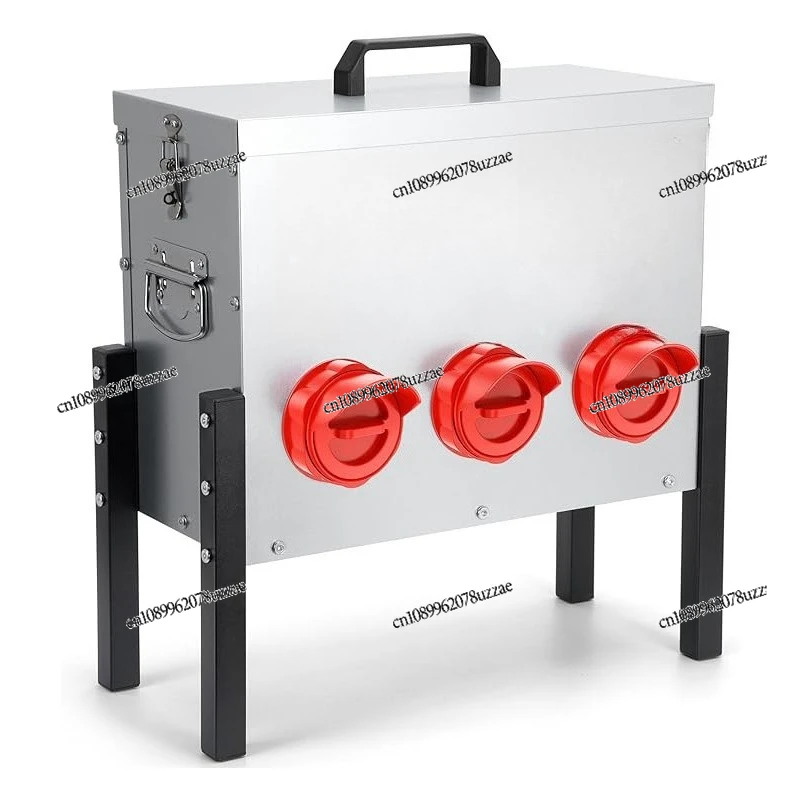 Automatic Chicken Feeder, Trough Feeding Metal Equipment, Rainproof Device, Thickened Accessories