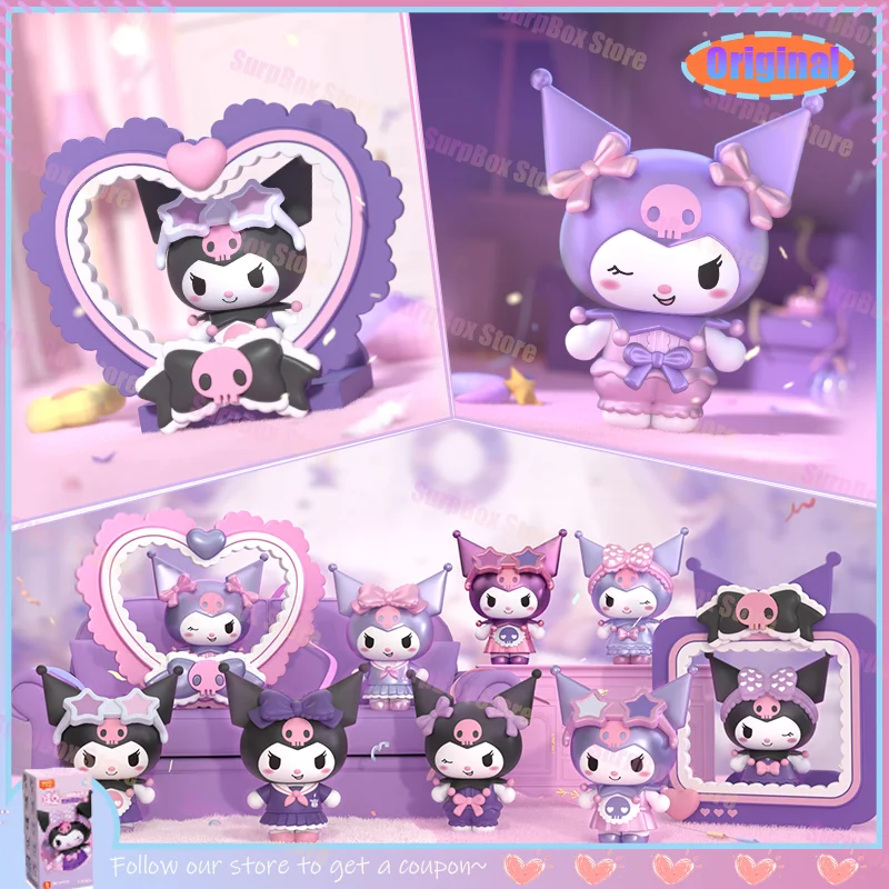 

Оригинальный новый мини Sanrio Cool Kawaii слепая коробка V1 V2 игрушки магнитное притяжение для девочек Коллекционные фигурки модные куклы подарки