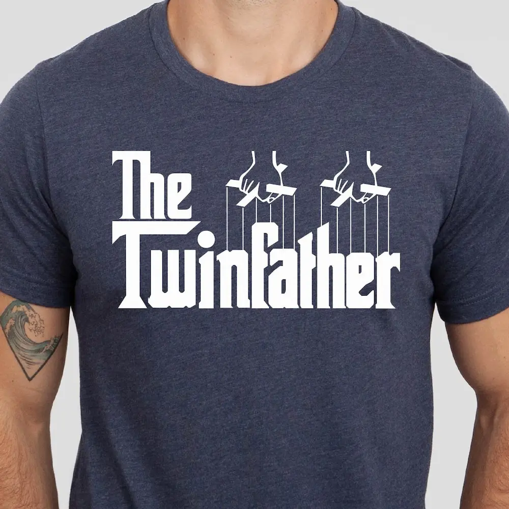 The Twinfather T Shirt Twin Dad Father'S Day Suprise Pregnancy For New Twins