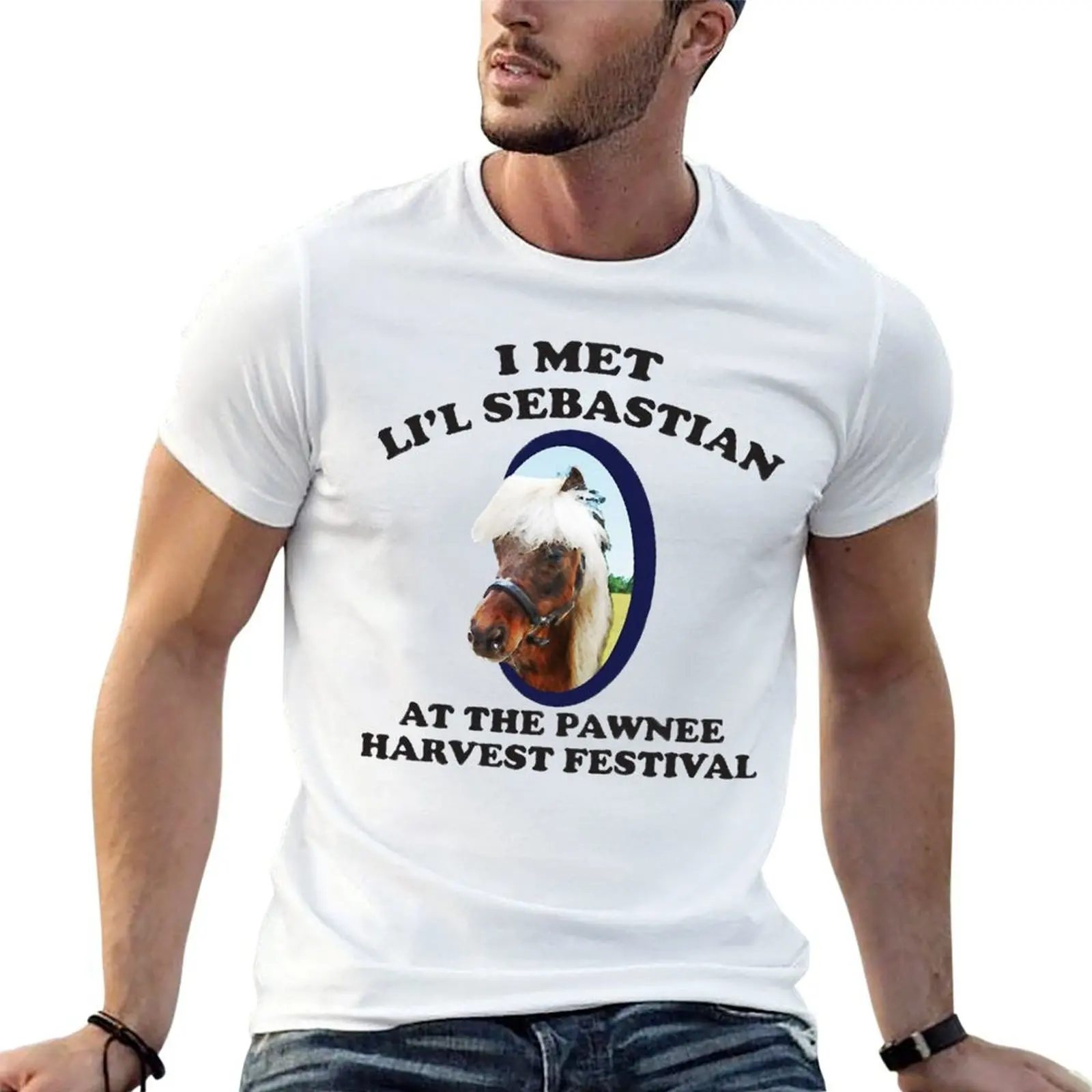 

I Met Lil Sebastian T-Shirt t shirt man designer t shirt man cotton T-Shirt