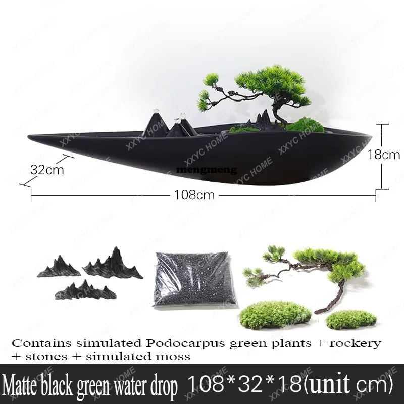 Creative fountain water droplets  waterscape water bowl sketch simple modern water system clubhouse decoration
