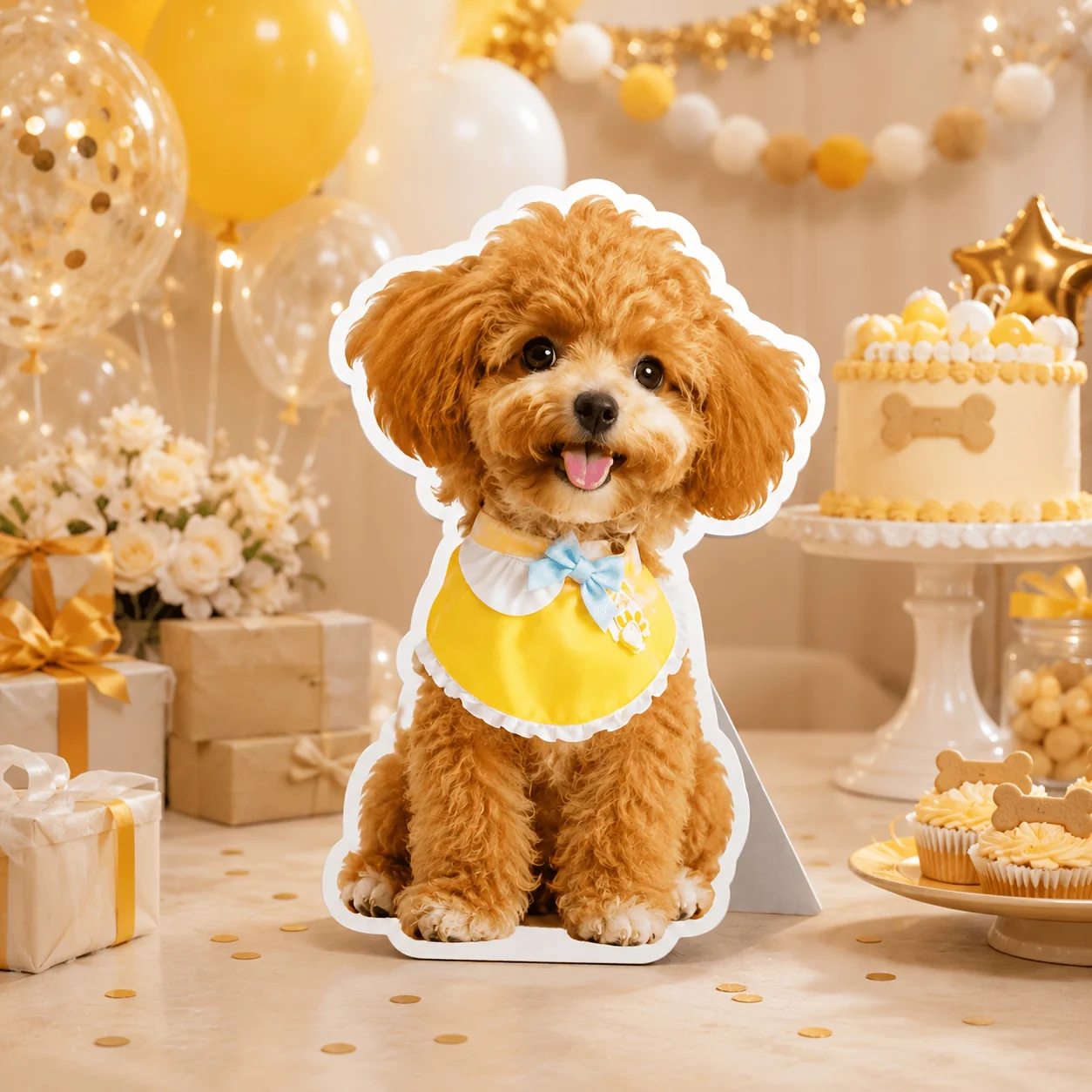 Custom Life Size Coroplast Pets Cutouts of Any Photograph, A Fun Animal Standup for Photo Booths, Birthday Parties, and Events