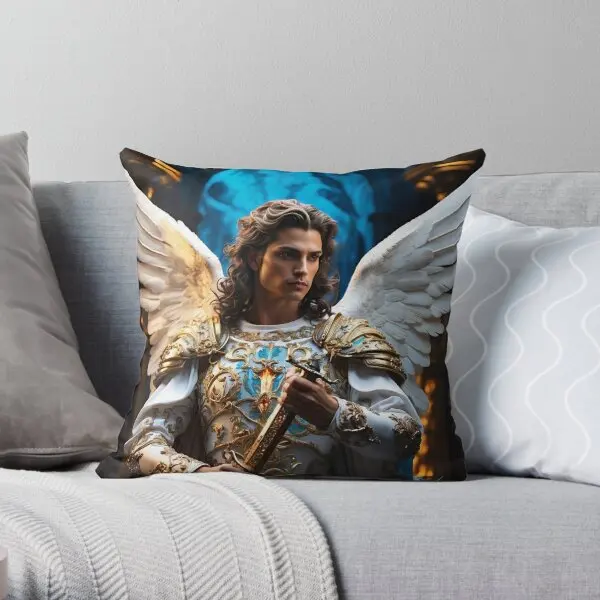 Archangel Gabriel Beautiful Angel  Printing Throw Pillow Cover Waist Case Sofa Wedding Fashion Pillows not include One Side