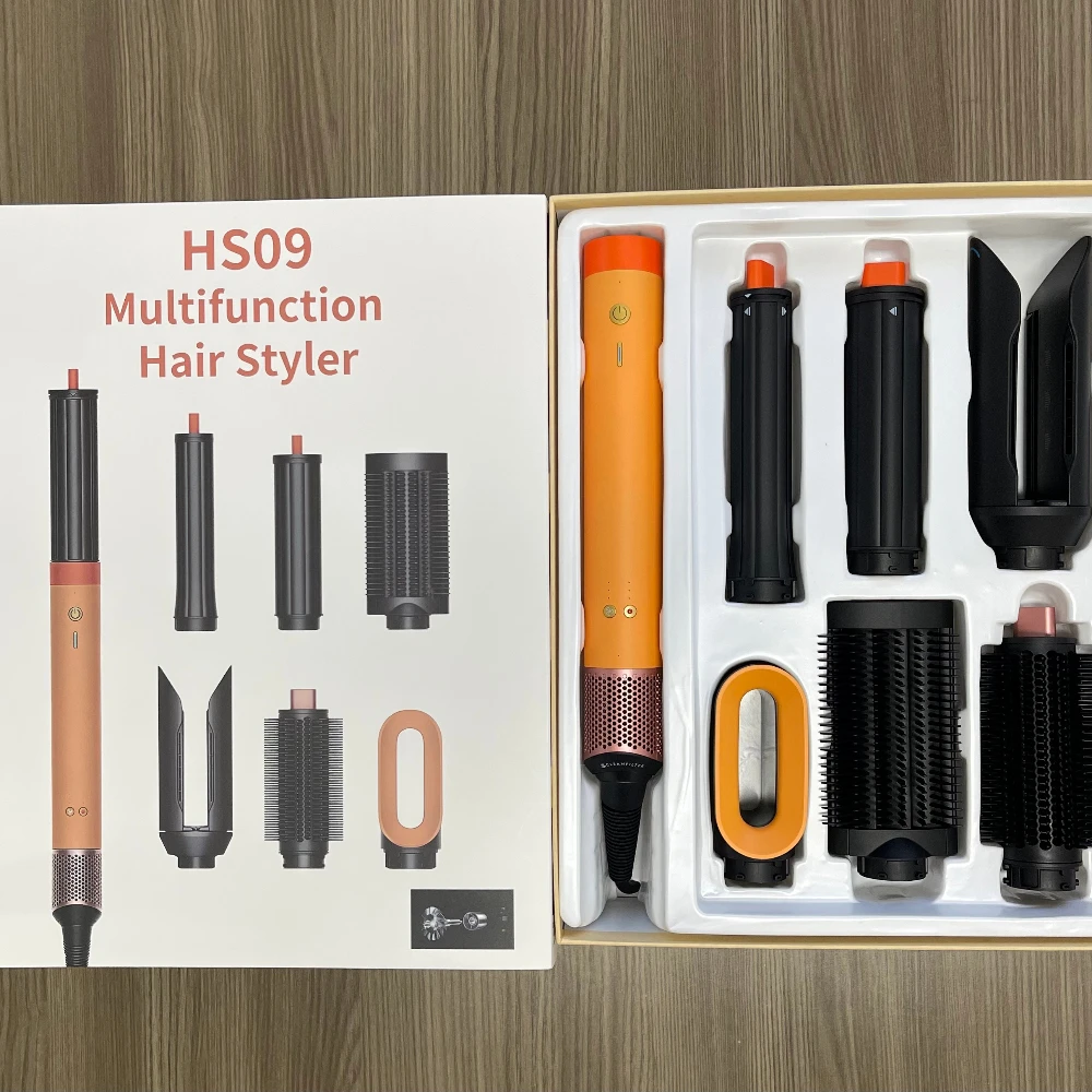6 in 1 Hair Styler & Hairdryer Brush 1700W High-Speed Hair-care Negative Ionic Blow Dryer Fast Drying,Multi Hair Styler