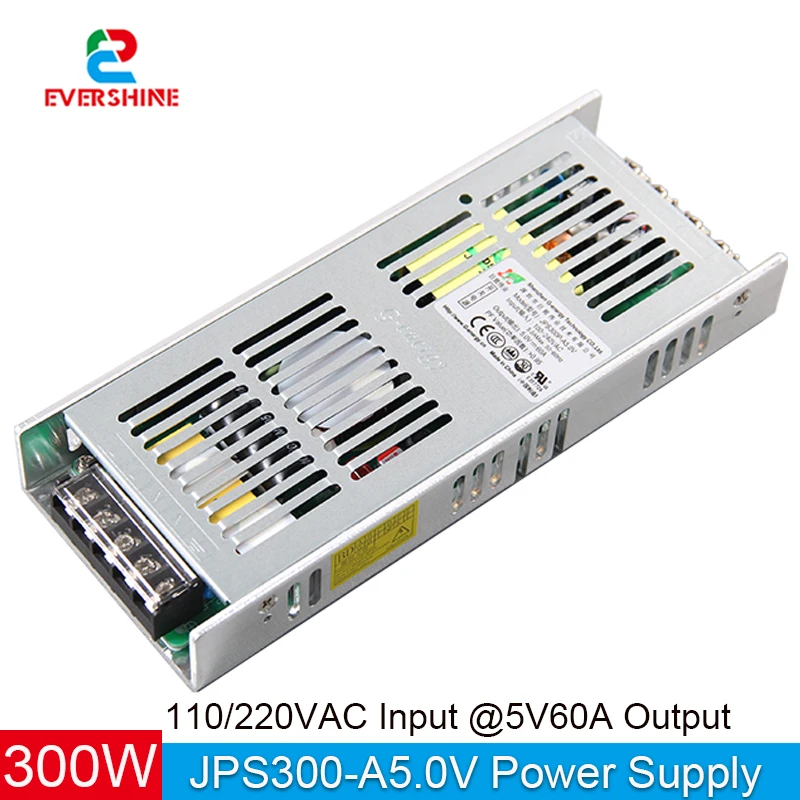 jps300p-50v-60a-ledディスプレイ画面特殊電源300-wledスイッチング電源