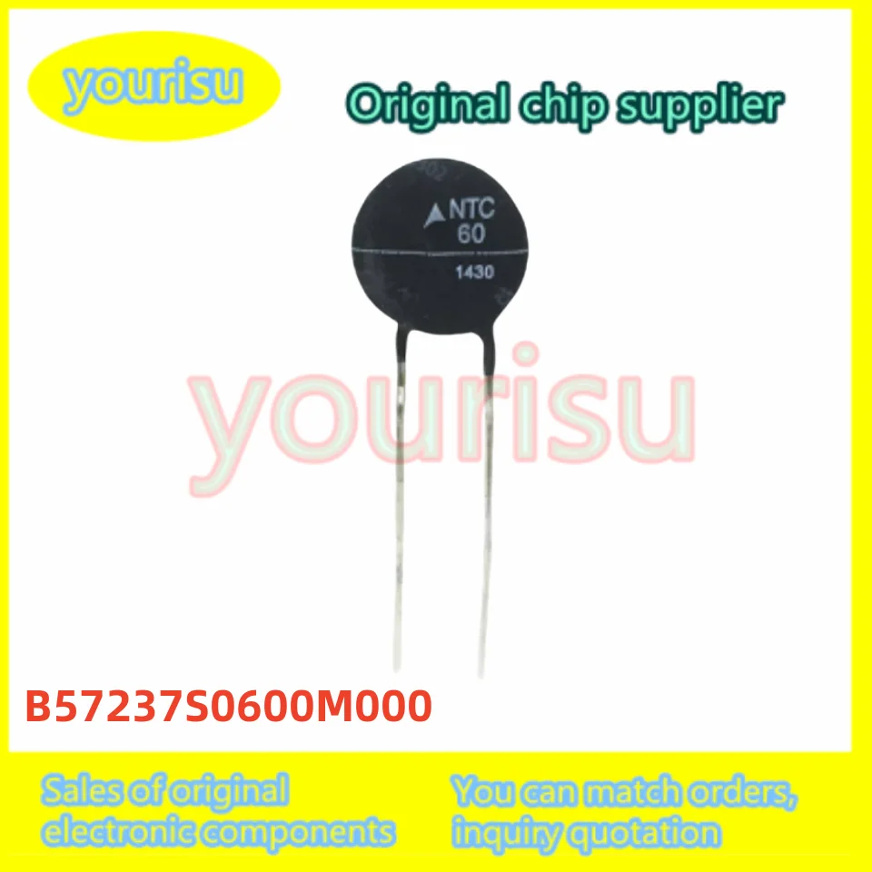 10Pcs/Lot Original B57237S0600M000 B57237S060M NTC 60R 3.1W Plug-in NTC Thermistor