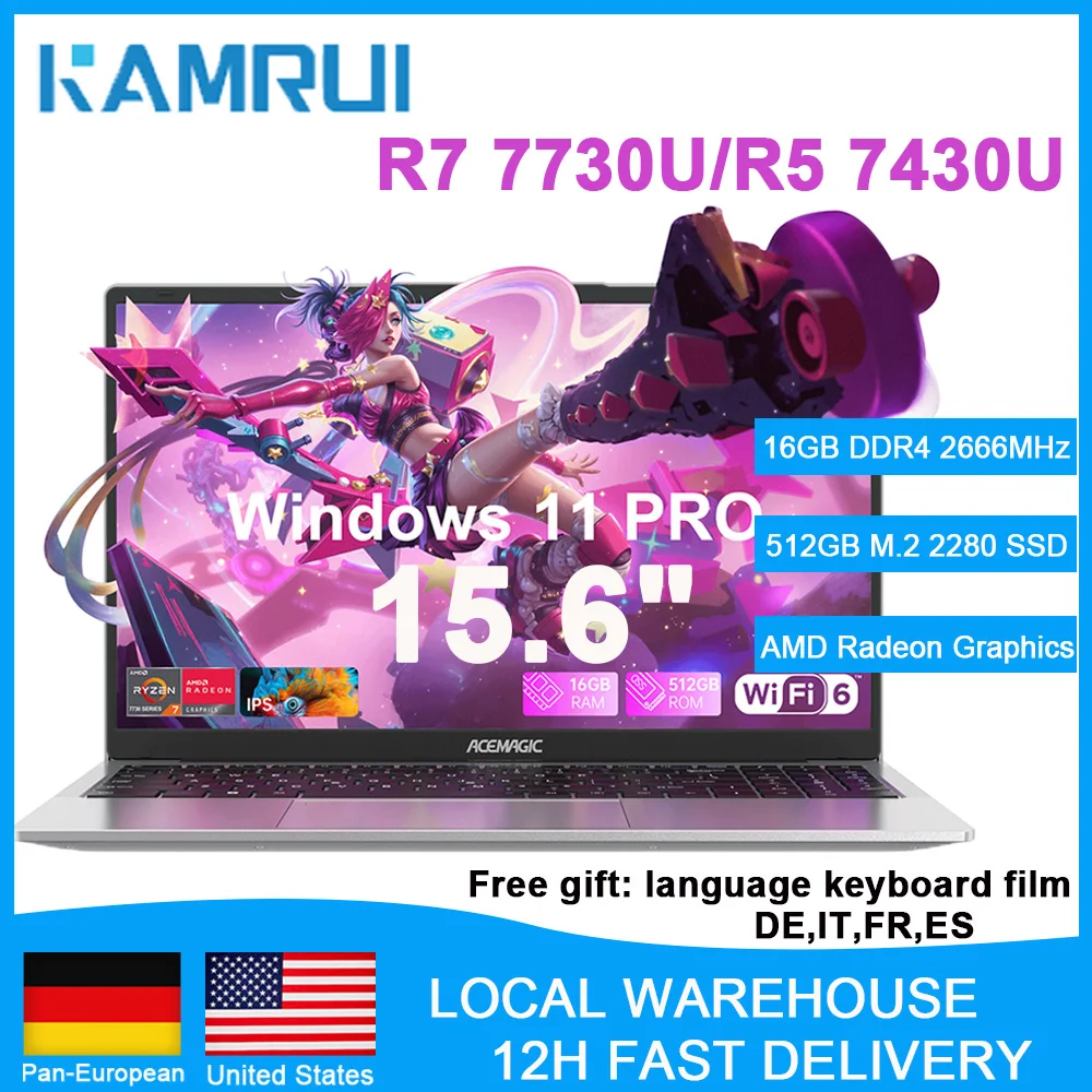 KAMRUI Mini PC S1 N97 16GB DDR4 512GB M.2 SSD Mini Computer with W11 PRO WiFi6 BT5.2 4K Mini Desktop Computer Work Business PC