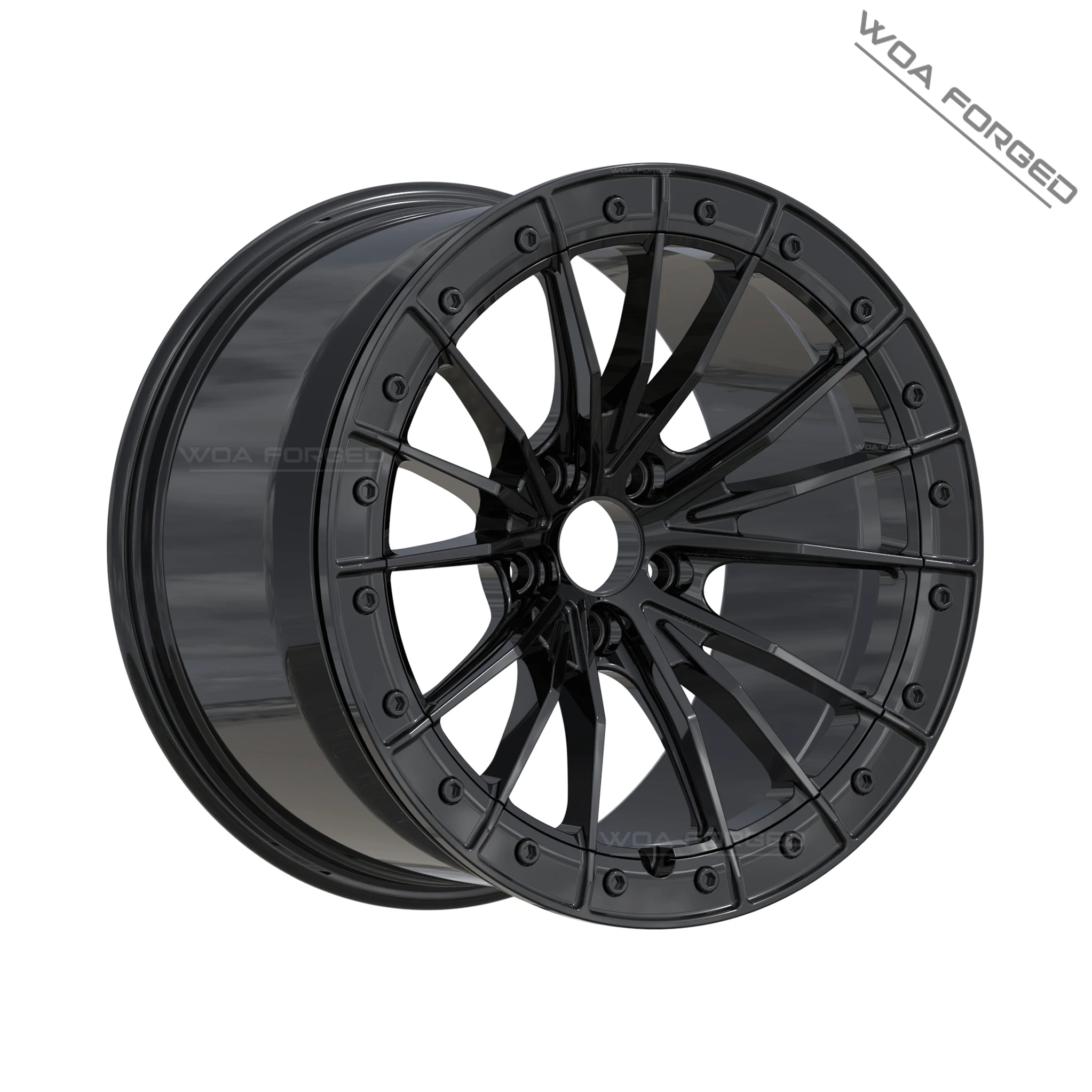 BeadLock عجلة مزورة T6061 5*120 5*114.3 5*112 كروم 17 18 19 20 بوصة لسيارات BMW E92 G80 G87 M2 M3 M4 M5 أودي حافة سباق السيارات