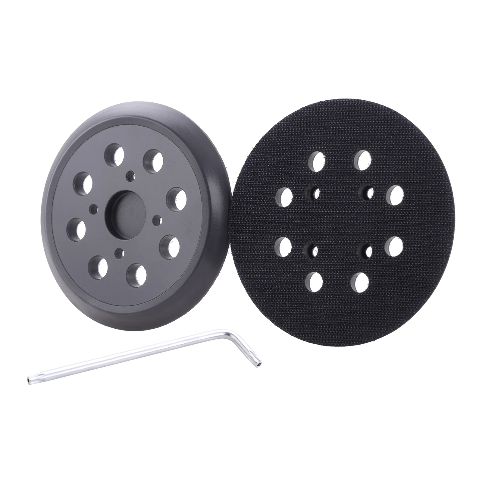 2-Pack 5" 8-Hole Hook & Loop Sander Pad Fit for Ryobi RS290, RS290G, RS280 for Craftsman ROS Model 315 Random Orbit Sanders
