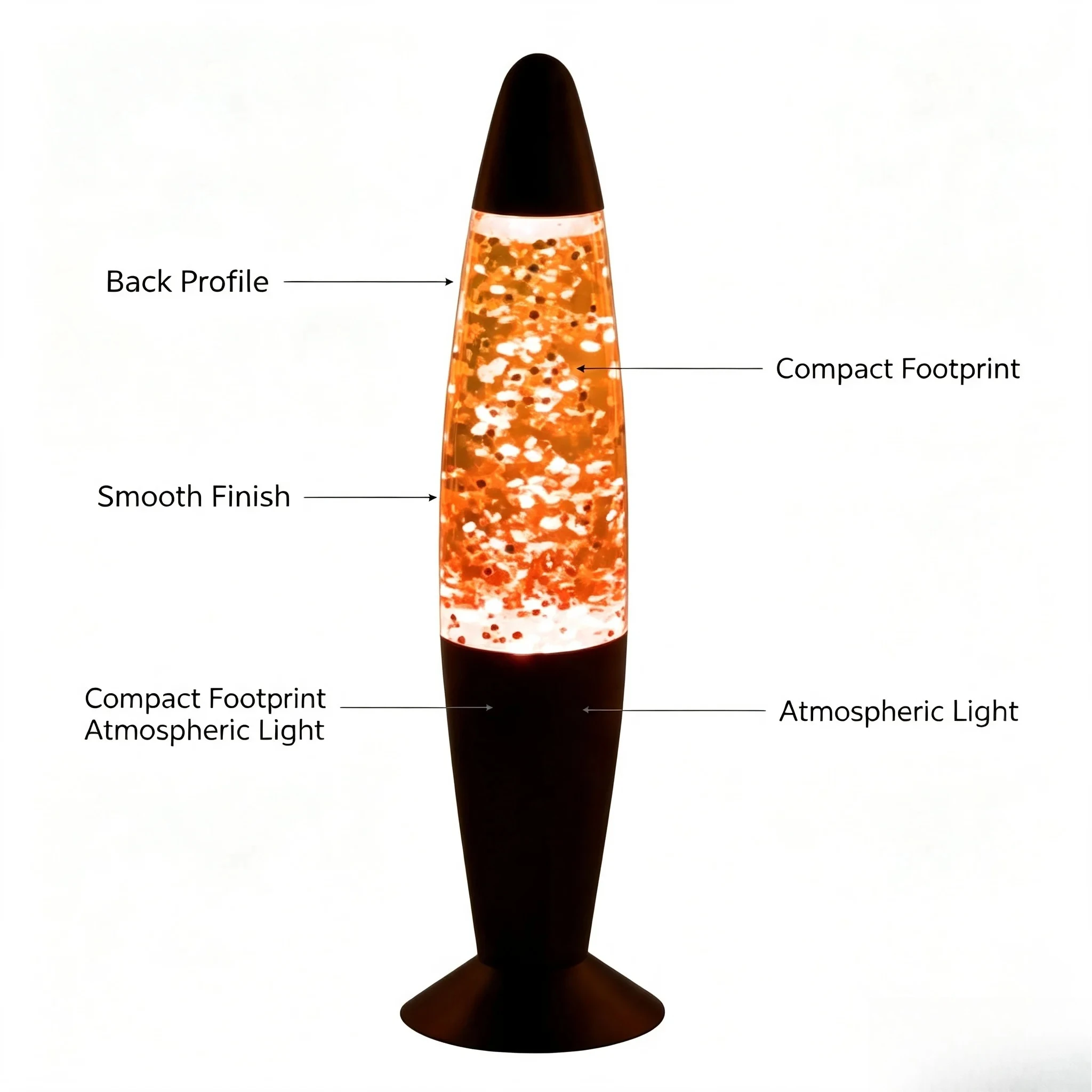 Factory Direct 2026 Lava Lamp Creative Home Decoration Jellyfish Wax  34cm