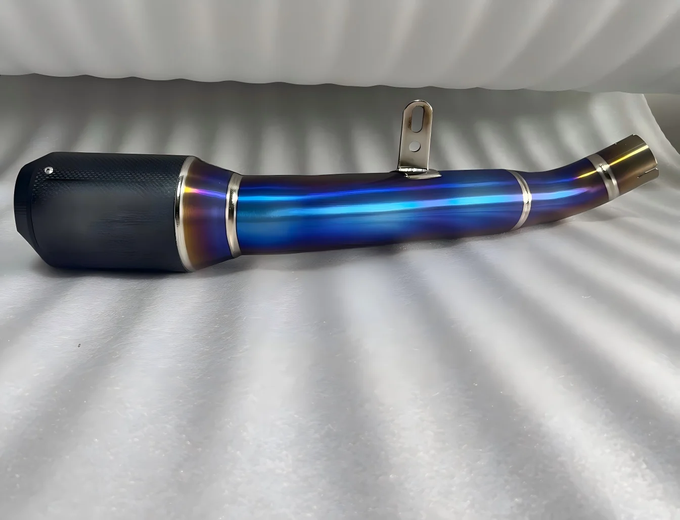 

ForSuitable For Kawasaki ZX-10R/ZX-10A-R Modified System-Titanium & Carbon Fiber Blue Motorcycle Exhaust