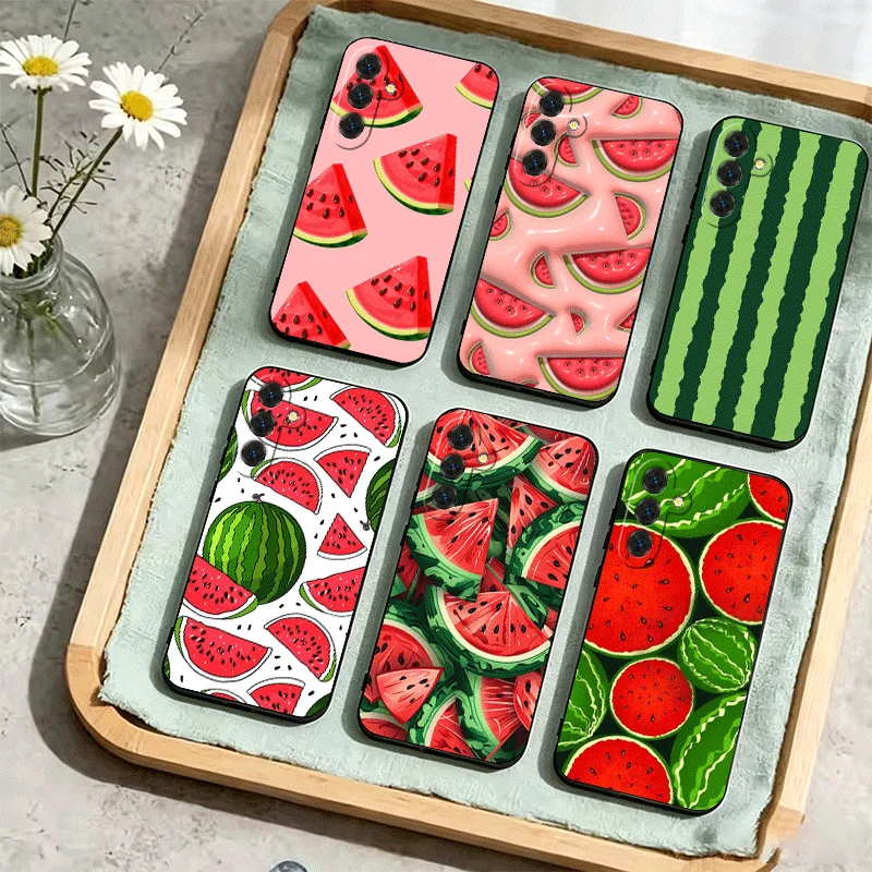Watermelon Summer Fruit Phone Case For Samsung Galaxy A17 A16 A15 A14 A13 A57 A56 A55 A54 A53 A37 A36 A35 A34 A33 A27 A26 A25 A2