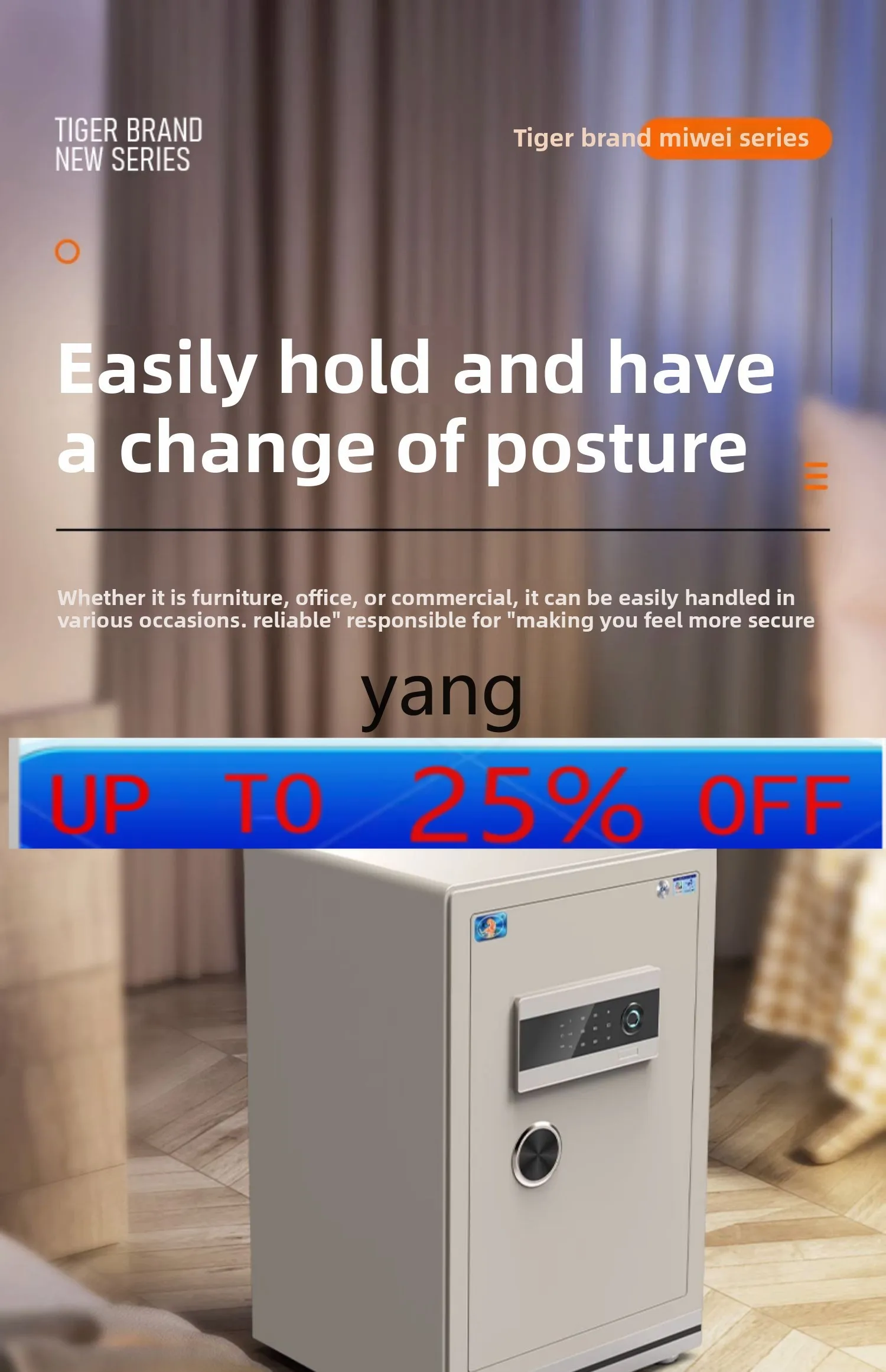 

yjq large 1.8 meters opposite door household vault door office commercial safe