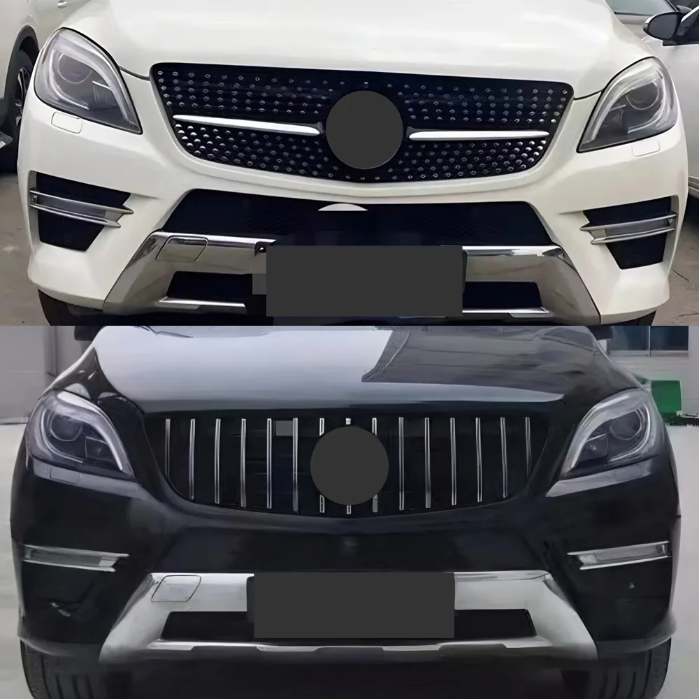 For Mercedes-Benz ML Class W166 ML300 ML320 ML350 ML40 ML450 2012-2015 GT Style Radiator Grille Replacement Part K