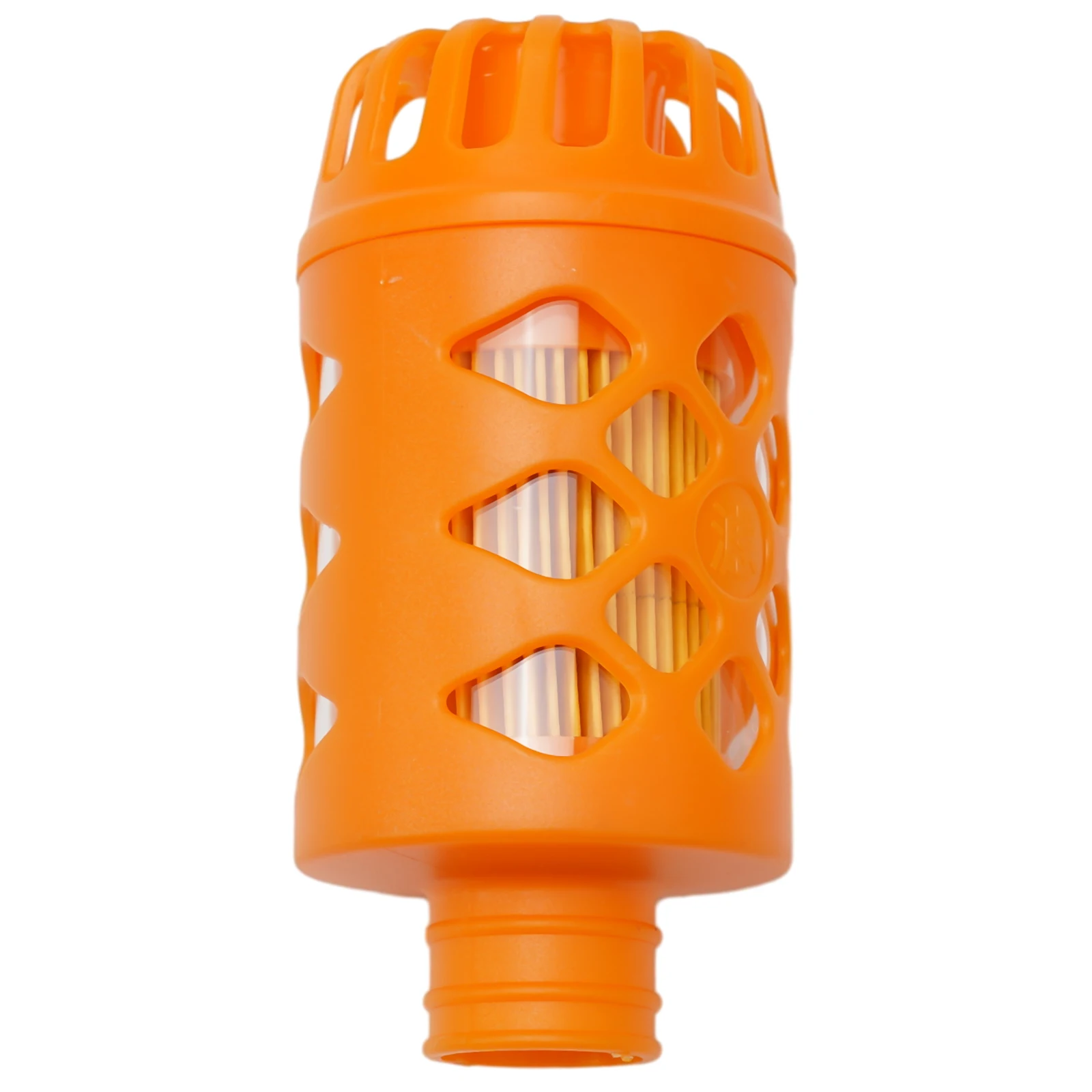 25mm Air Diesel Parking Heater Intake Filter Effective Protection  Orange Finish  Suitable for Car Truck Van Bus