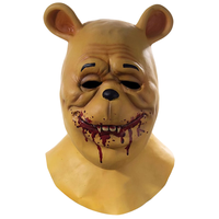 Halloween Horror Mask Party Makeup Dance Roleplay Bloody Funny Horror Bear Unisex Full Face Adult Latex Headdress