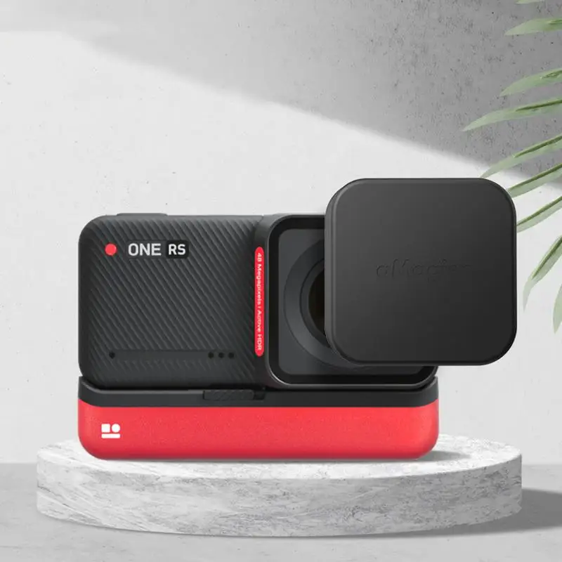 Protective Sleeve Silicone Lens Cover Case Wide Angle Enhanced Lens Protector Caps For Insta360 ONE RS Camera Screen Protection